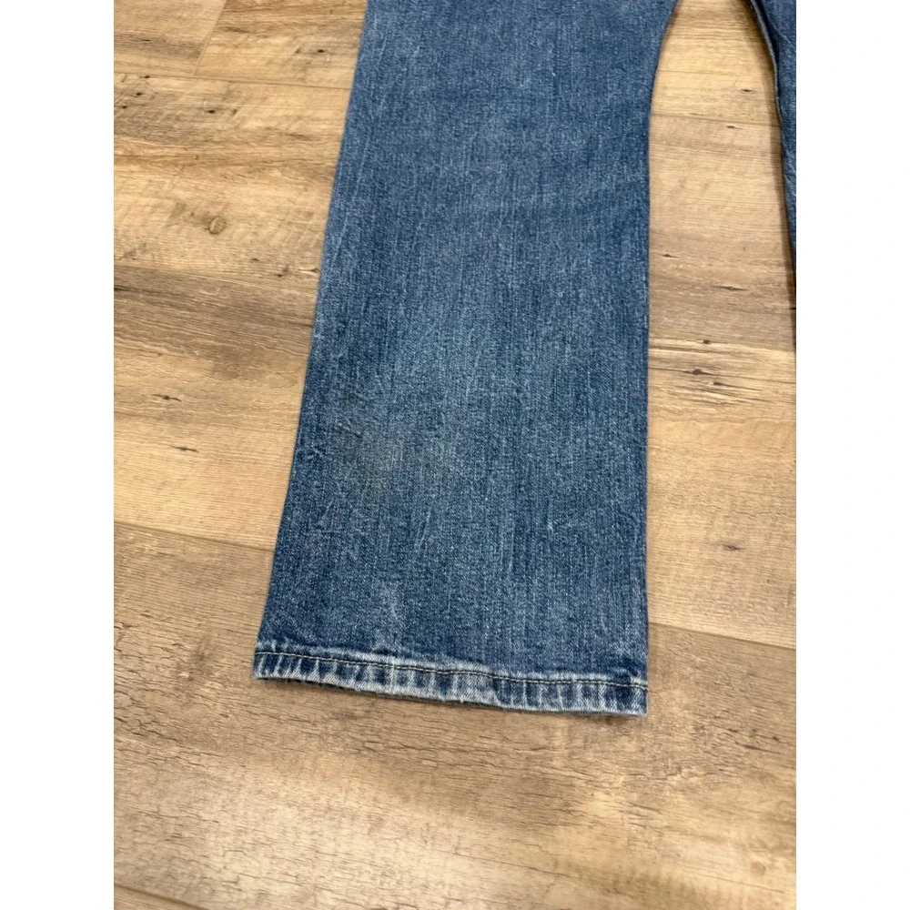 Wrangler‎ 20X Mens 44MWXSH Relaxed Straight Leg Jeans Blue Medium Wash 38x32